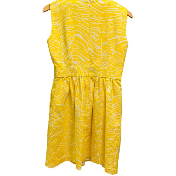 Elizabeth McKay Yellow Zebra Print Madeline Dress - Picture 3 of 7